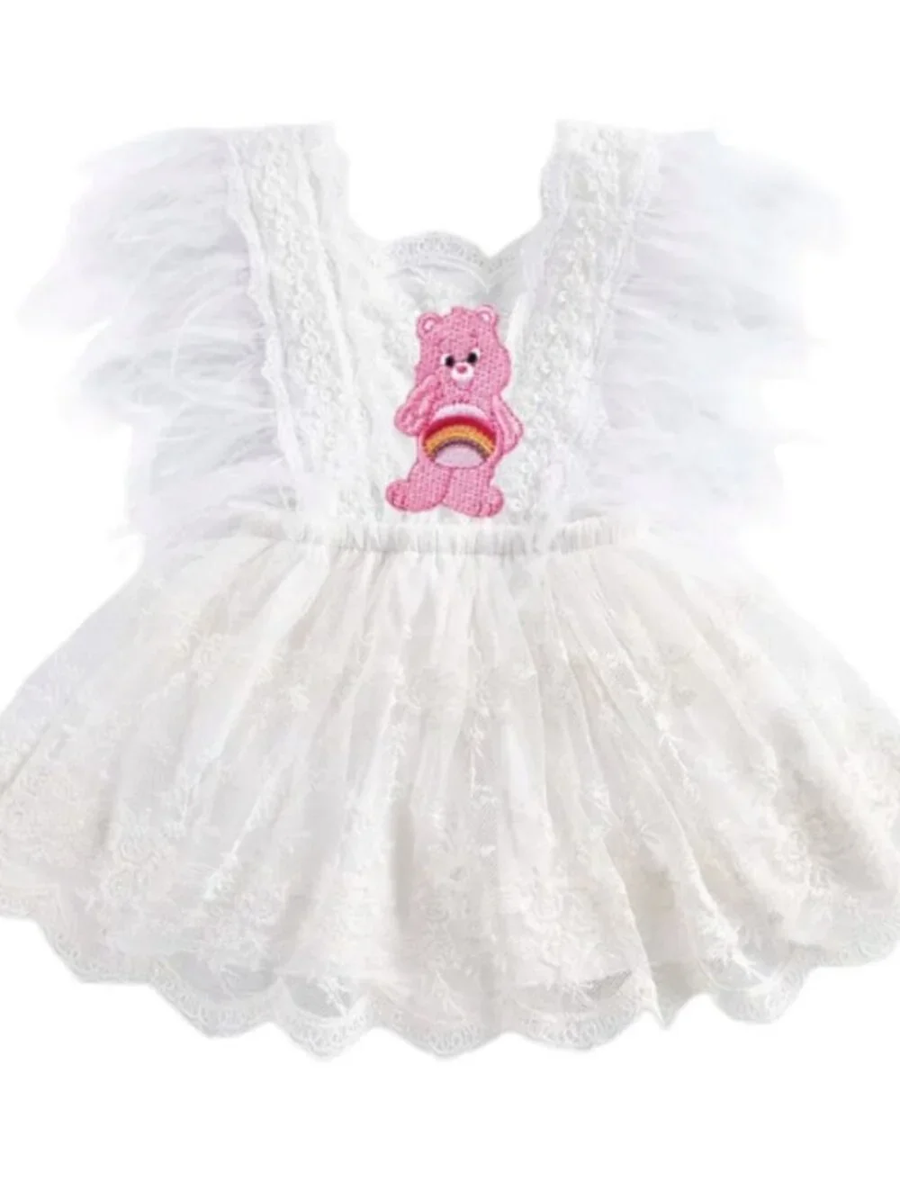 Care Bear Dress Lace Birthday Outfit Clothes Care Bear Girl Dress romper